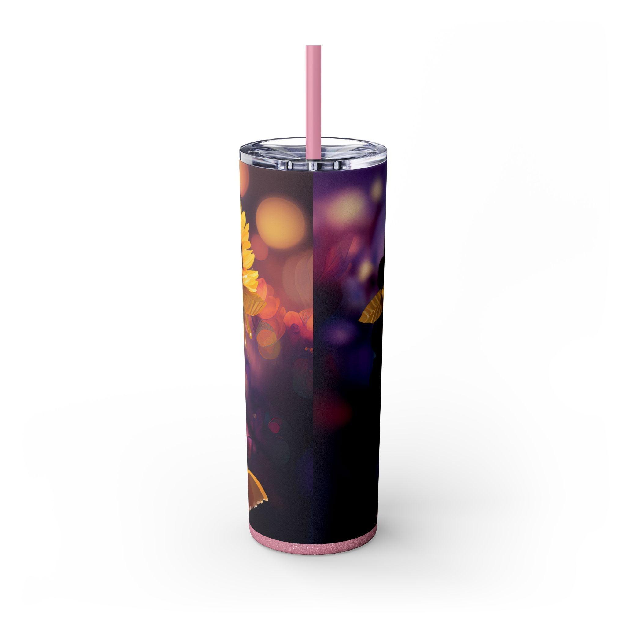 Sunflower Sisterhood 20oz Tumbler-Afroadorn 