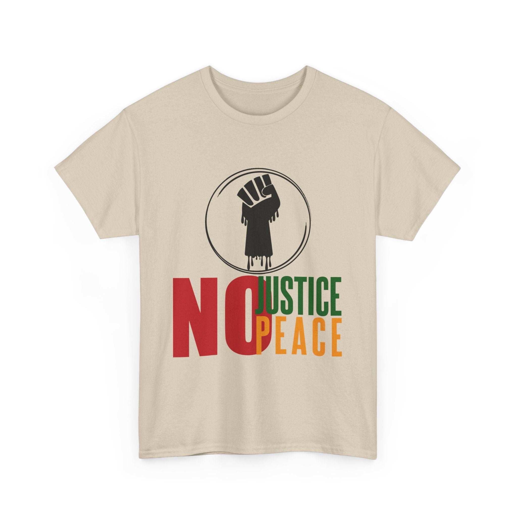 No Justice No Peace T-Shirt-Afroadorn 