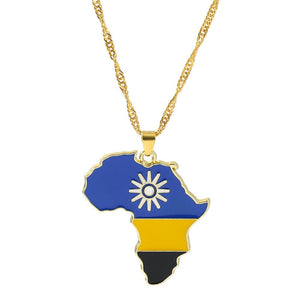 United Colors of Africa Pendant Necklace-Afroadorn 