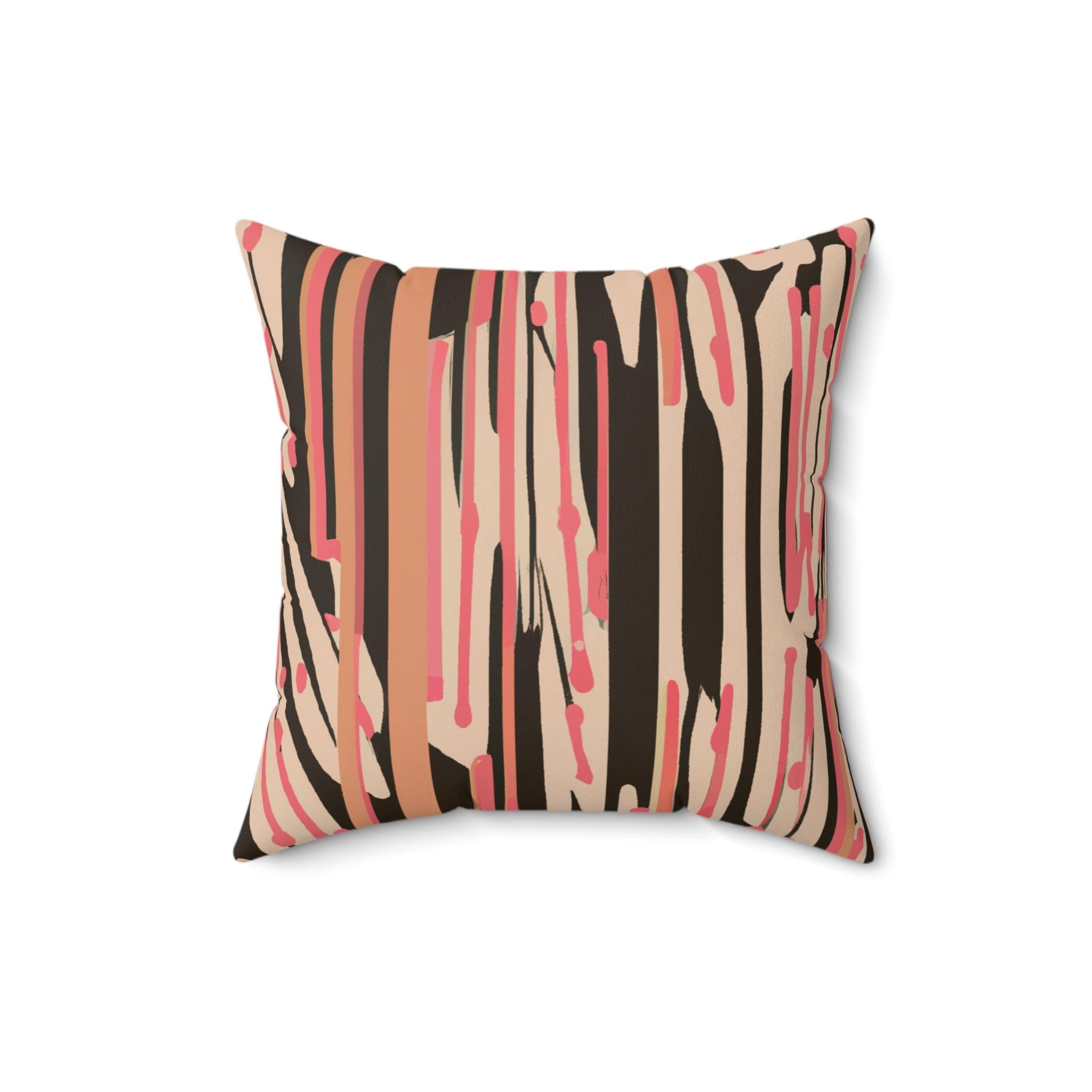 Vibrant Earth Tones AfroInspired Throw Pillow-Afroadorn 