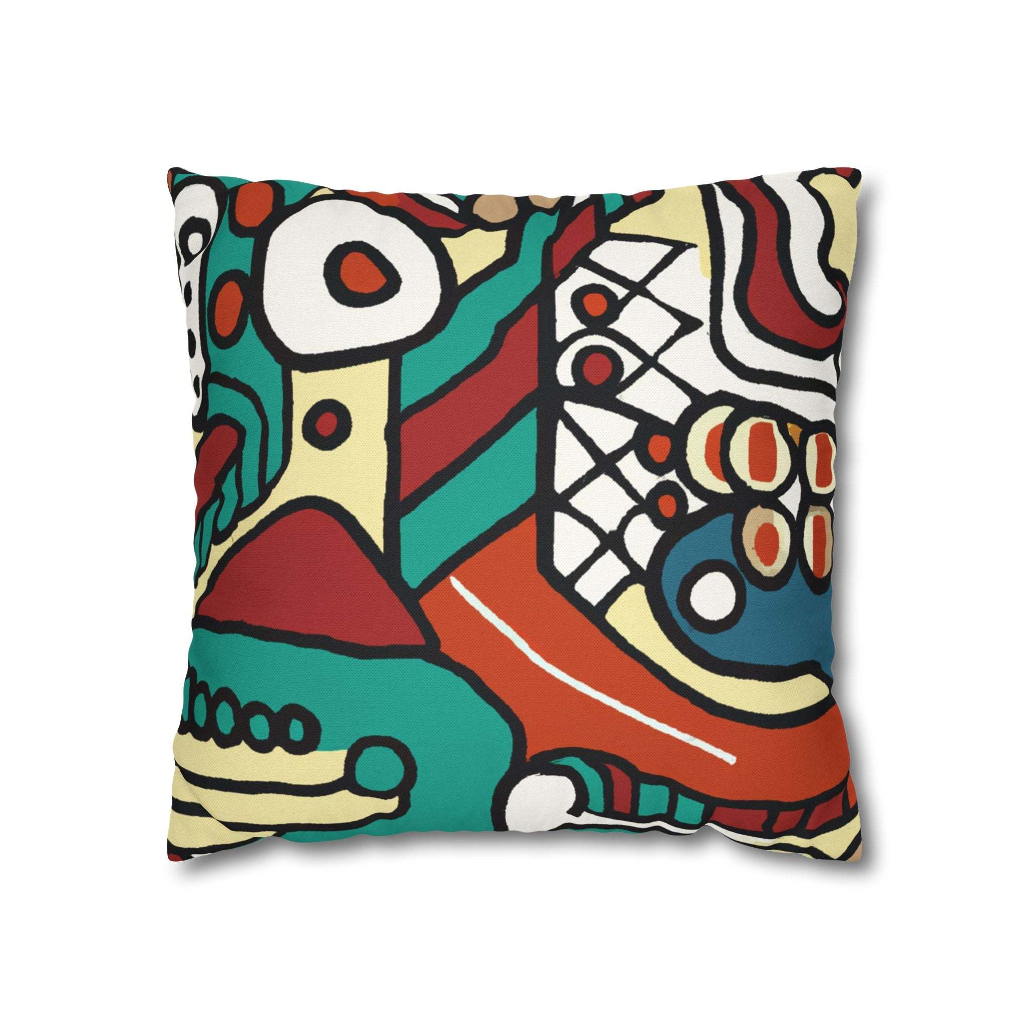 Pan-African Pride Geometric Pillow Case-Afroadorn 