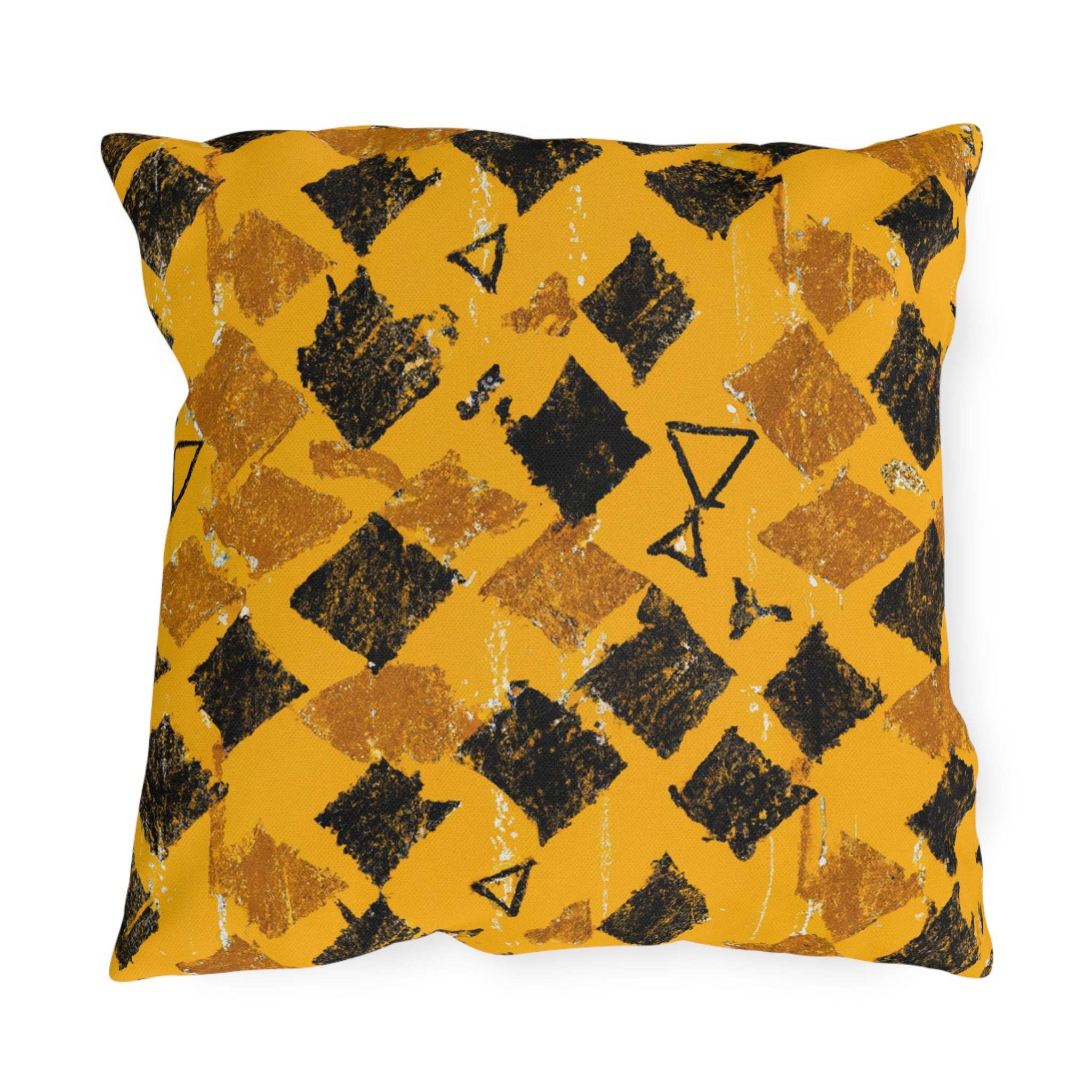 AfroLux Unity Outdoor Pillow - Vibrant African Heritage-Afroadorn 