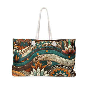 Nile's Elegance Weekender Travel Tote Bag - 24 × 13-Afroadorn 