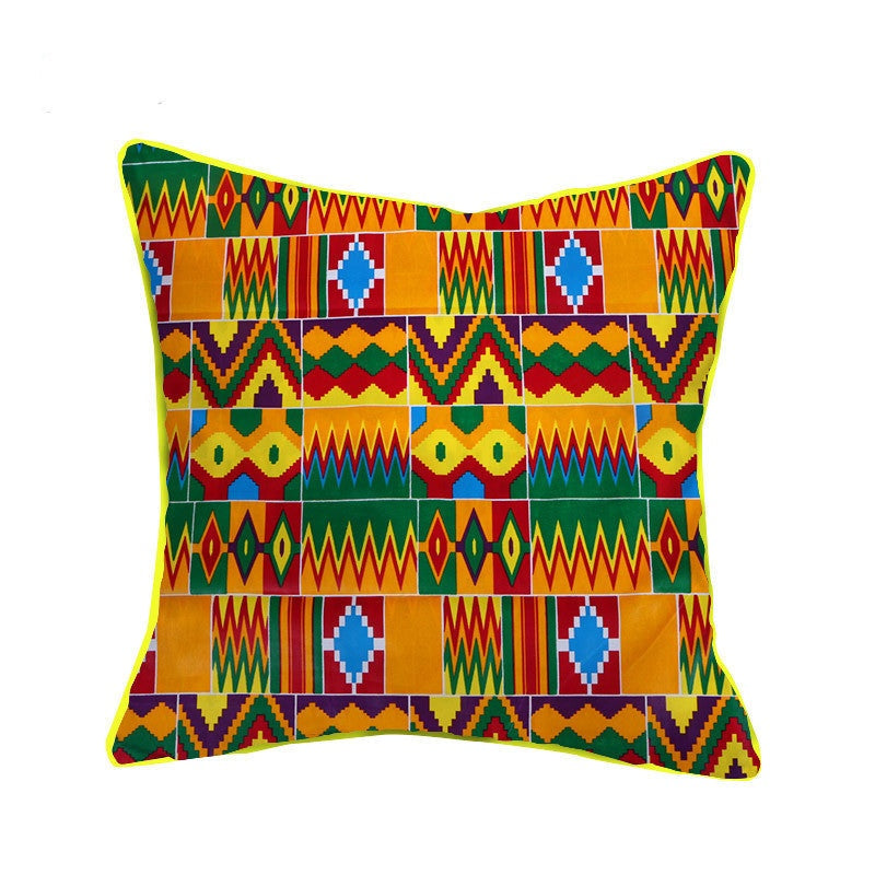 Vibrant Heritage Batik Pillow Case-Afroadorn 