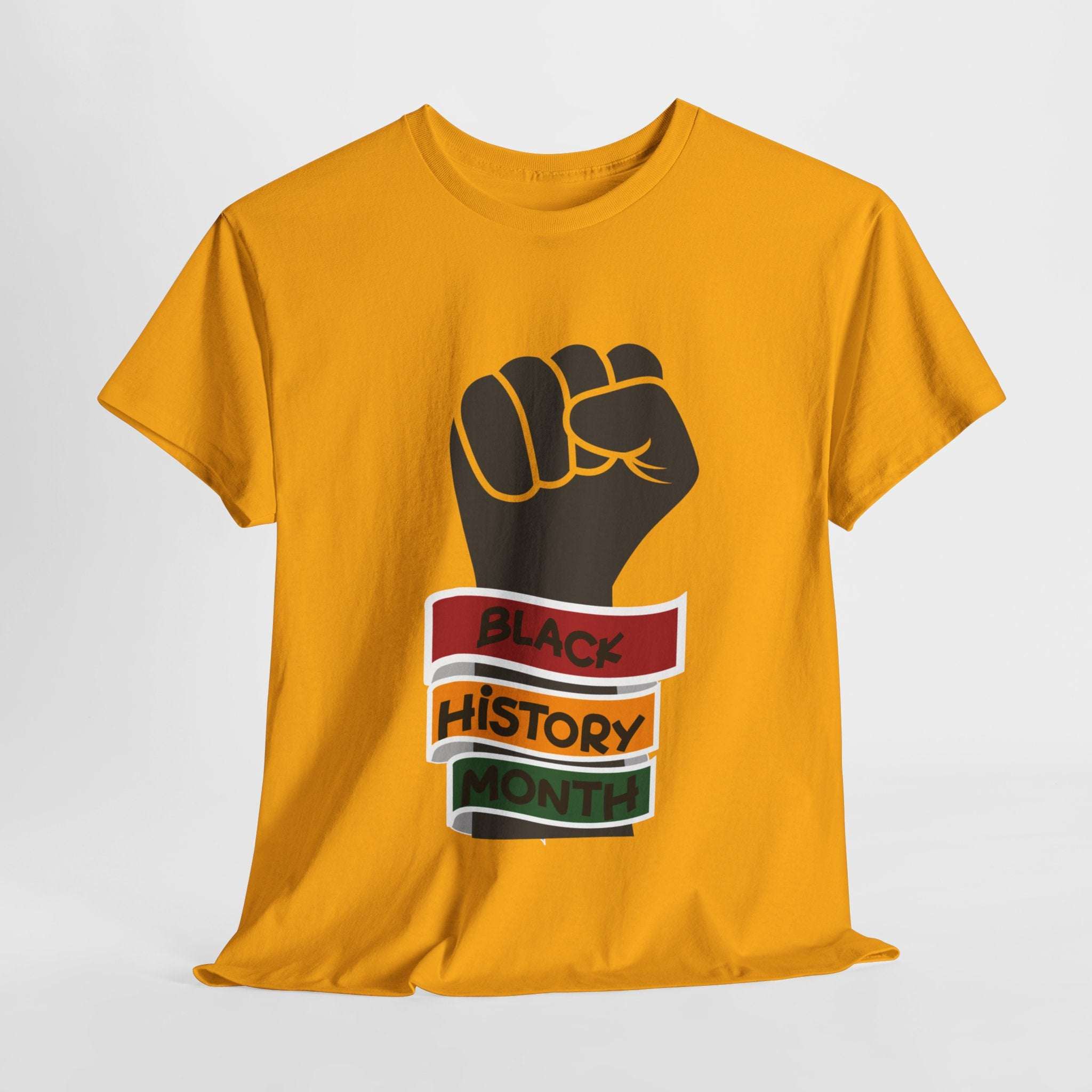 Black History Month Power T-Shirt-Afroadorn 