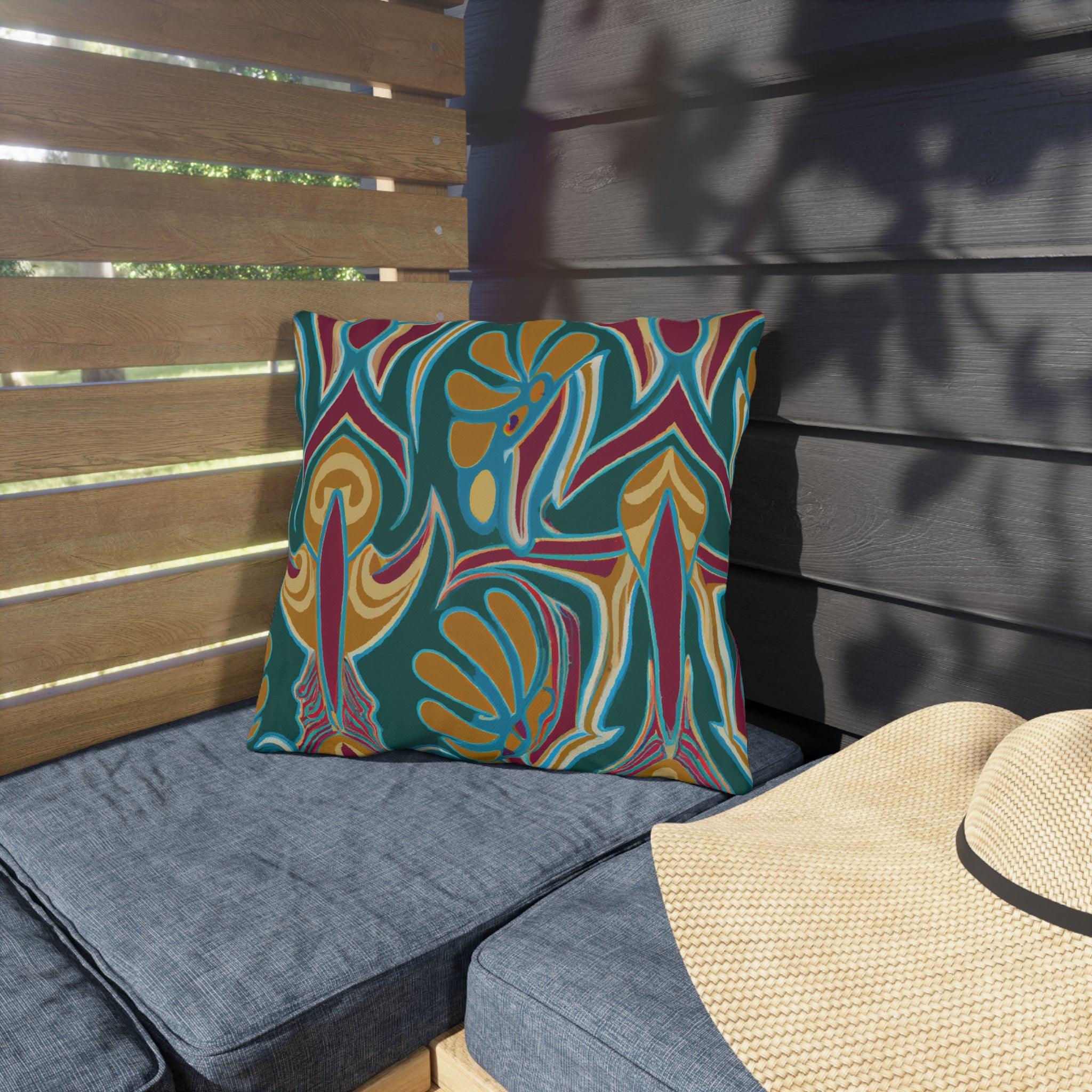 Afrocentric Essence Outdoor Pillow-Afroadorn 