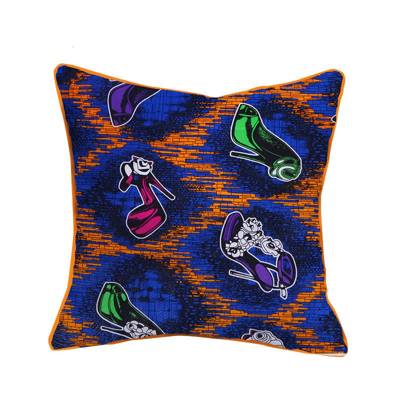 Vibrant Heritage Batik Pillow Case-Afroadorn 