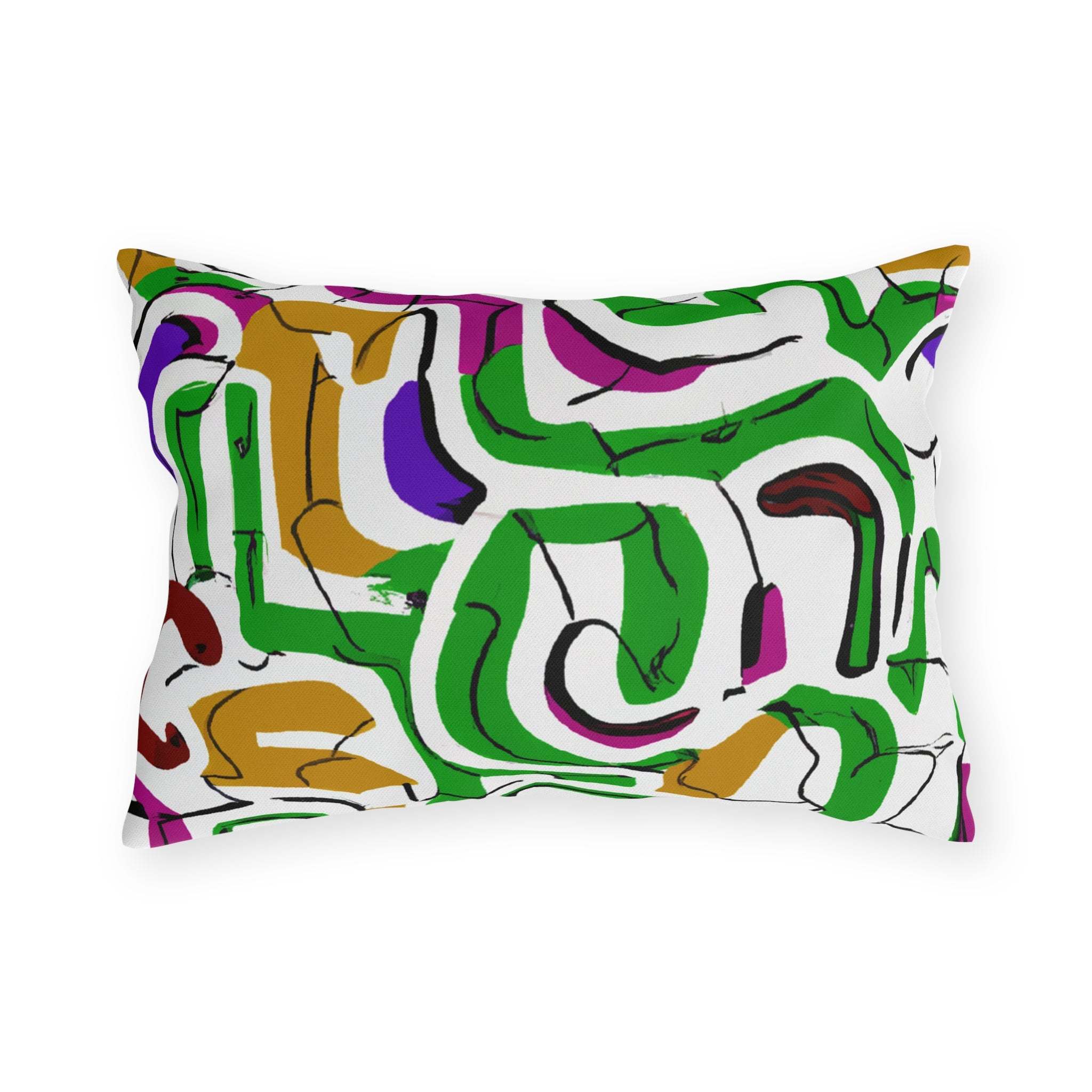 Unity in Colors Outdoor Throw Pillow-Afroadorn 