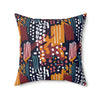 Earthy Vibes African Heritage Throw Pillow-Afroadorn 