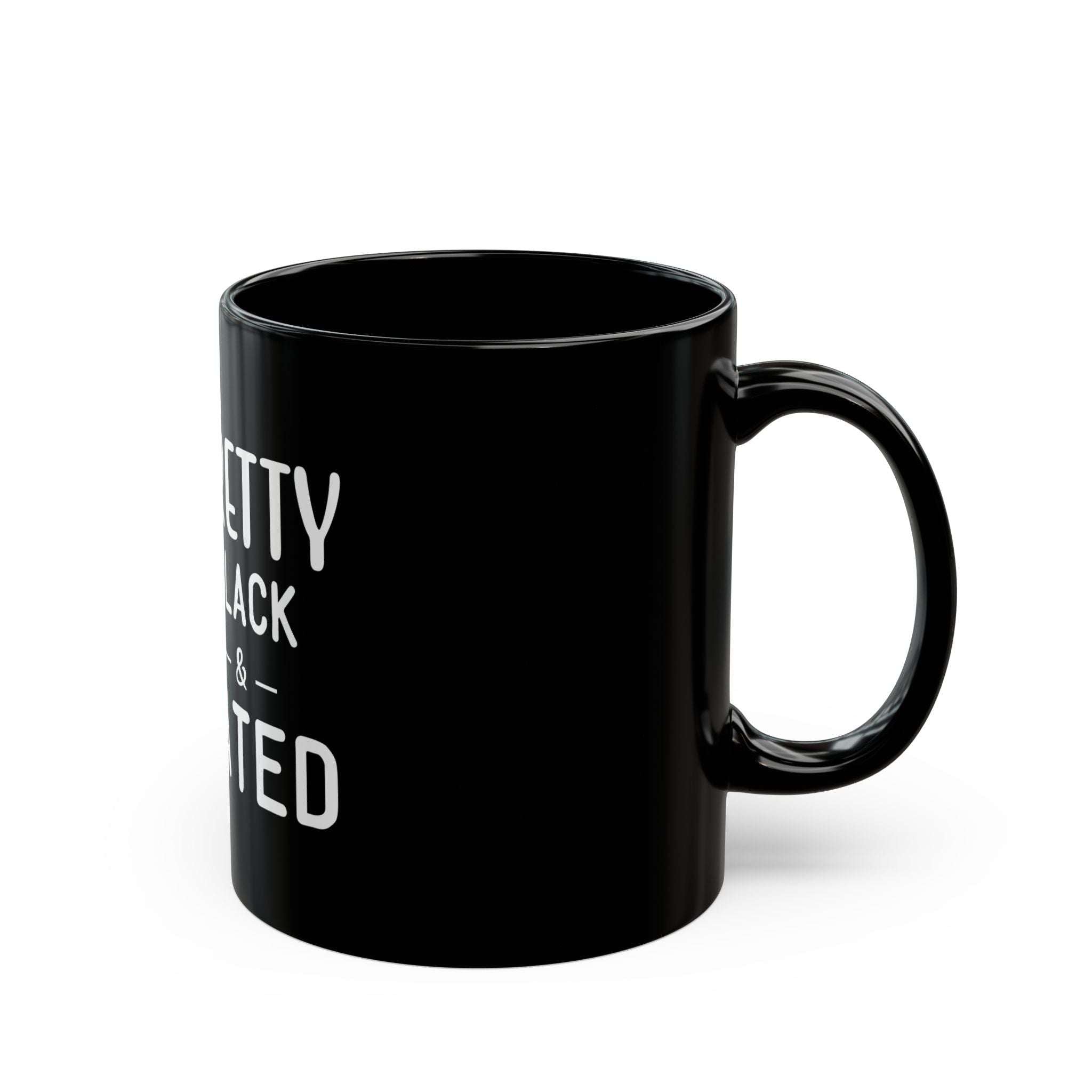 Pretty, Black & Educated Statement Mug-Afroadorn 