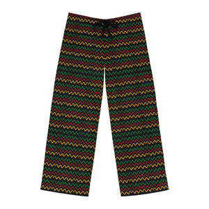 Pan-African Zigzag Pajama Pants-Afroadorn 