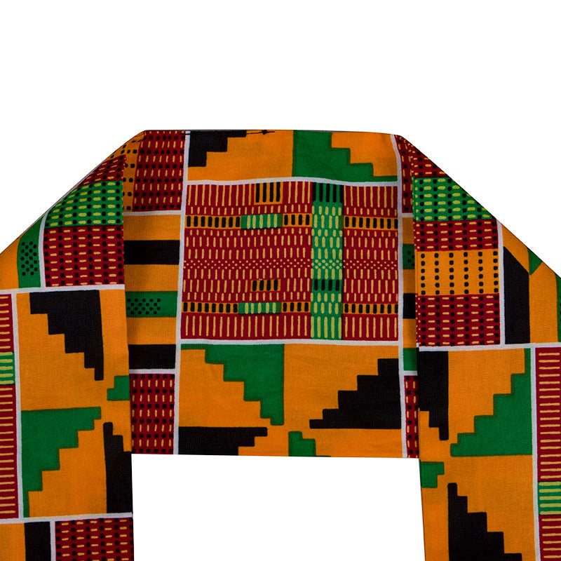 Bold Pan-African Kente Scarf-Afroadorn 