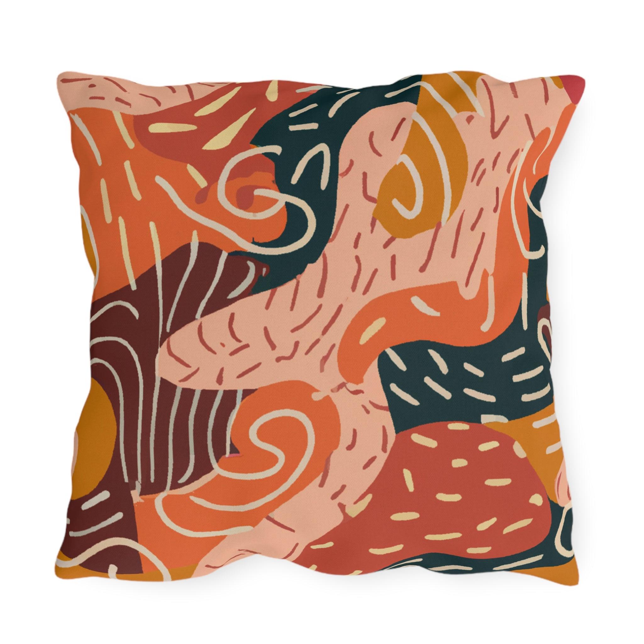 AfroEarth Outdoor Throw Pillow-Afroadorn 