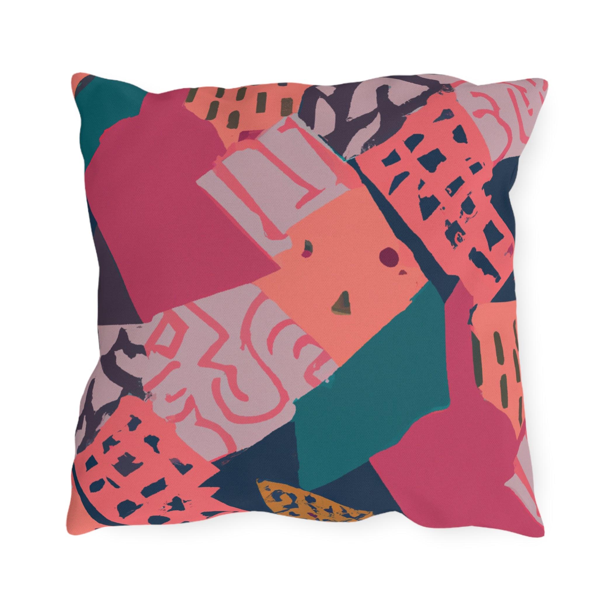 Kikarusho- African Inspired Outdoor Accent Pillow-Afroadorn 