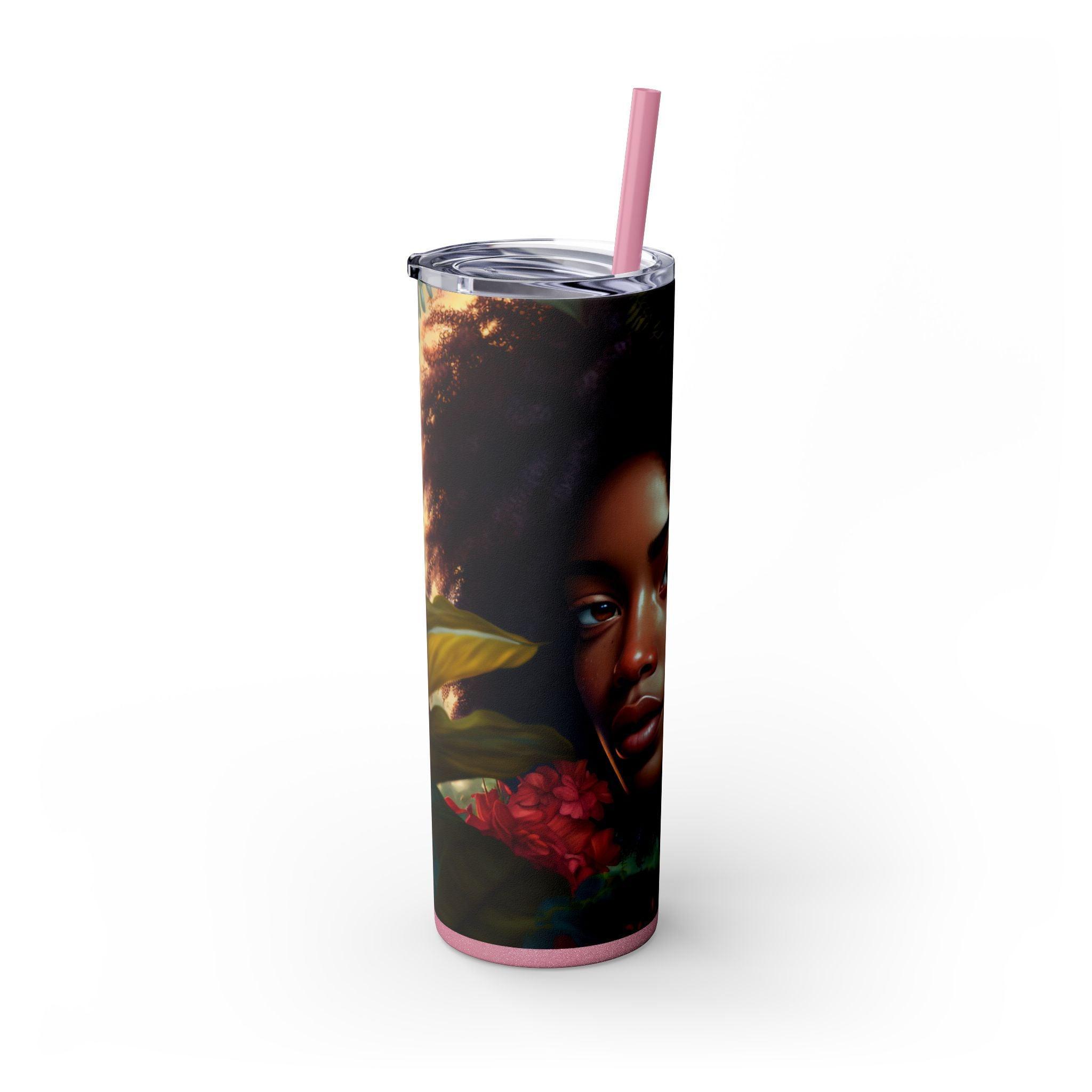 African Essence 20oz Skinny Tumbler-Afroadorn 