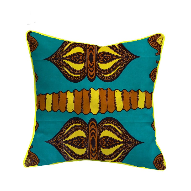 Vibrant Heritage Batik Pillow Case-Afroadorn 