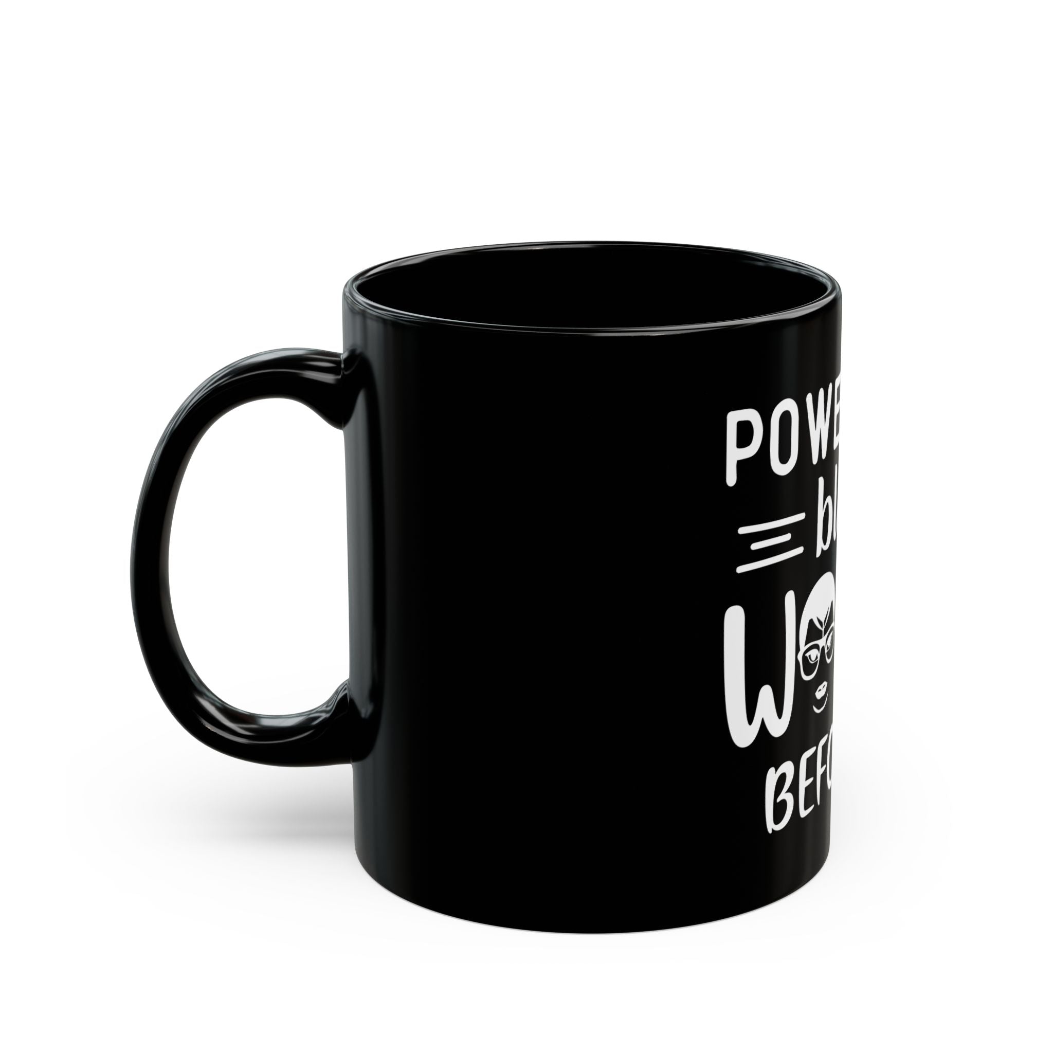 Empowered Legacy Black Coffee Mug-Afroadorn 