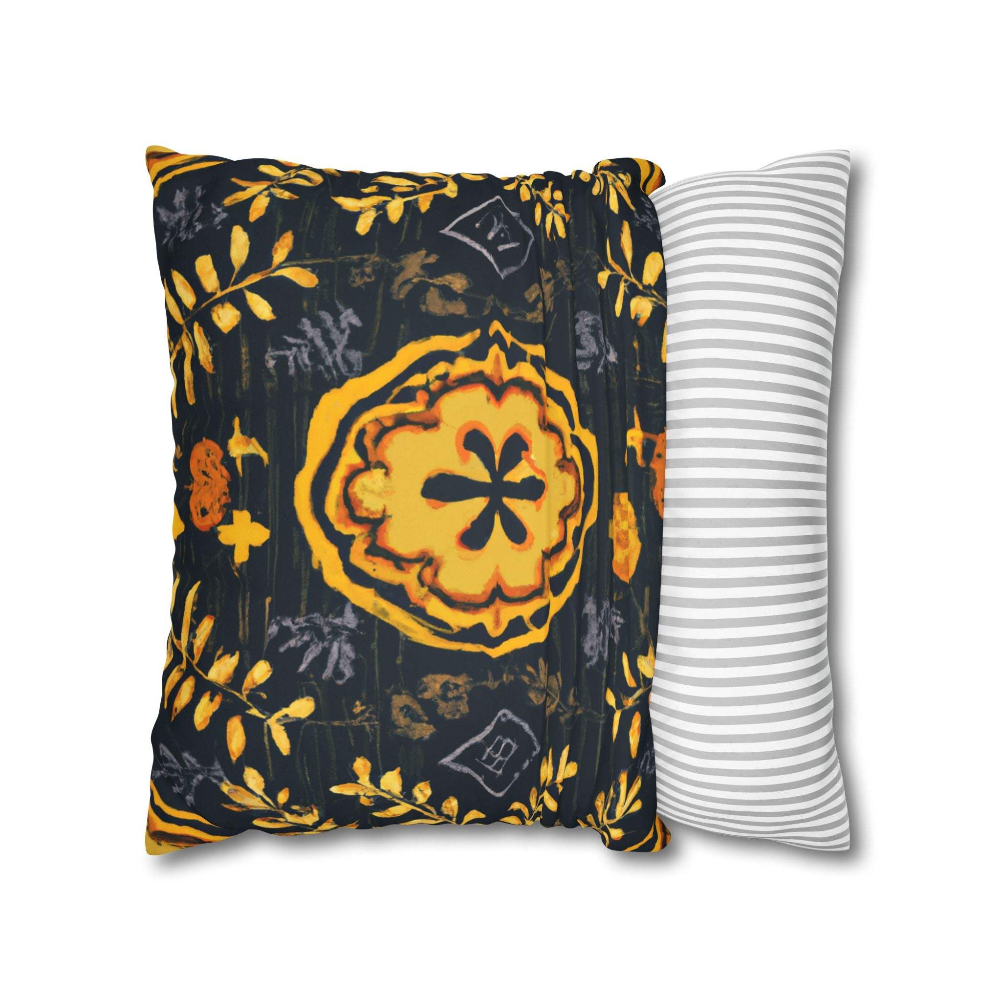 Sunbeam Roots: Tribal Print Suede Pillow Case-Afroadorn 