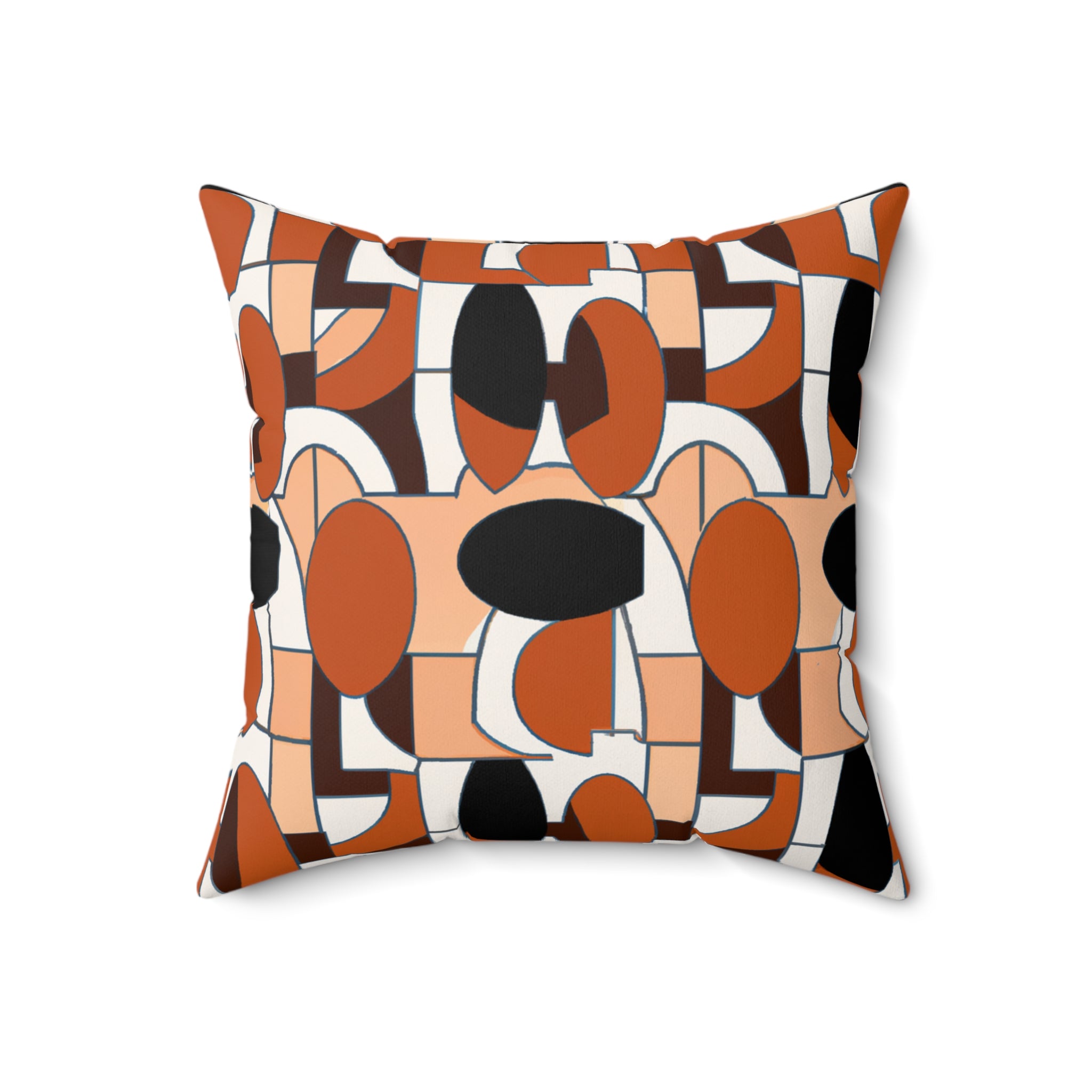 Earthy Tones Afro Heritage Throw Pillow-Afroadorn 