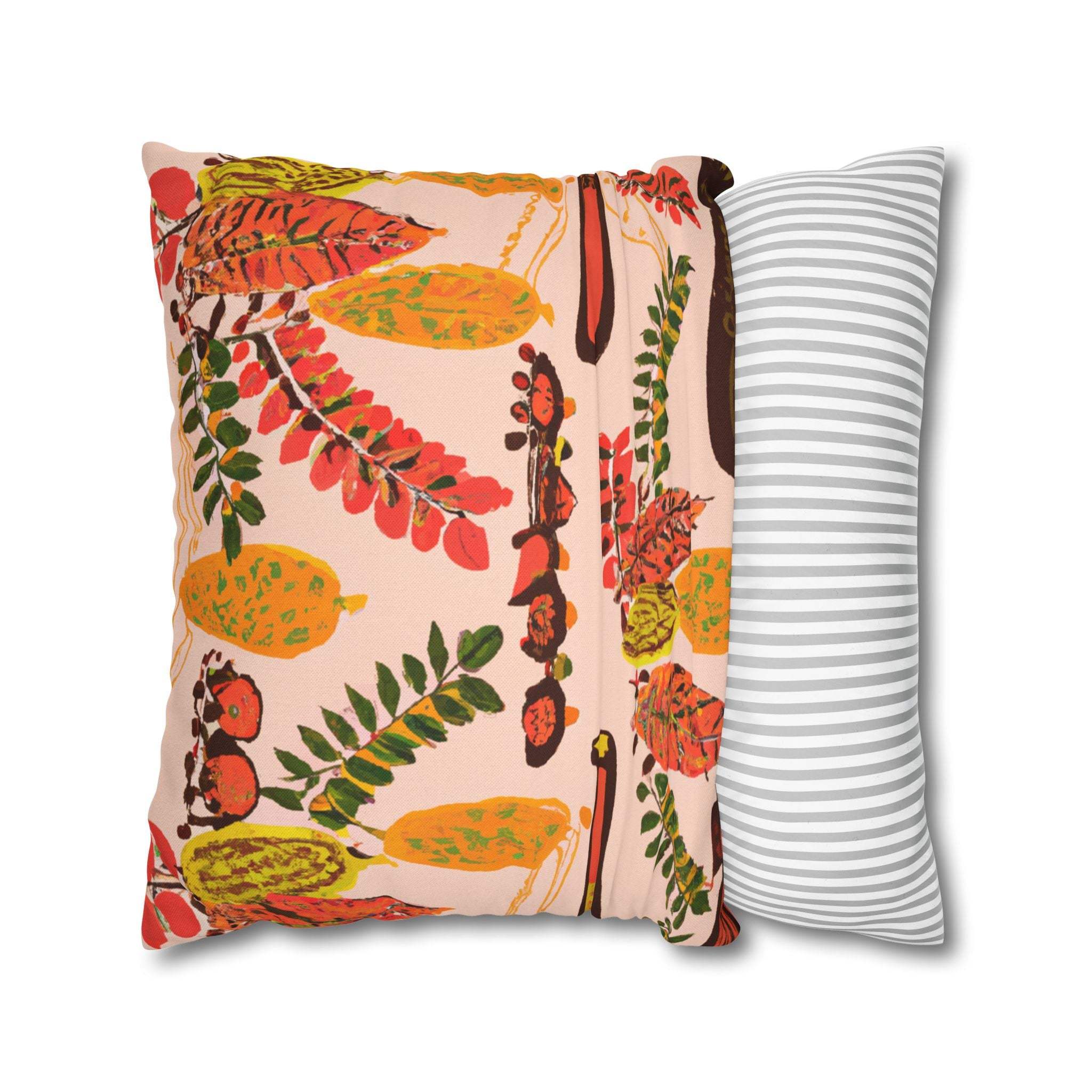 AfroVibrance Botanical Pillow Case-Afroadorn 