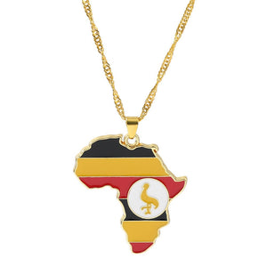 United Colors of Africa Pendant Necklace-Afroadorn 