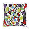 AfroSunset Oasis Outdoor Throw Pillow-Afroadorn 