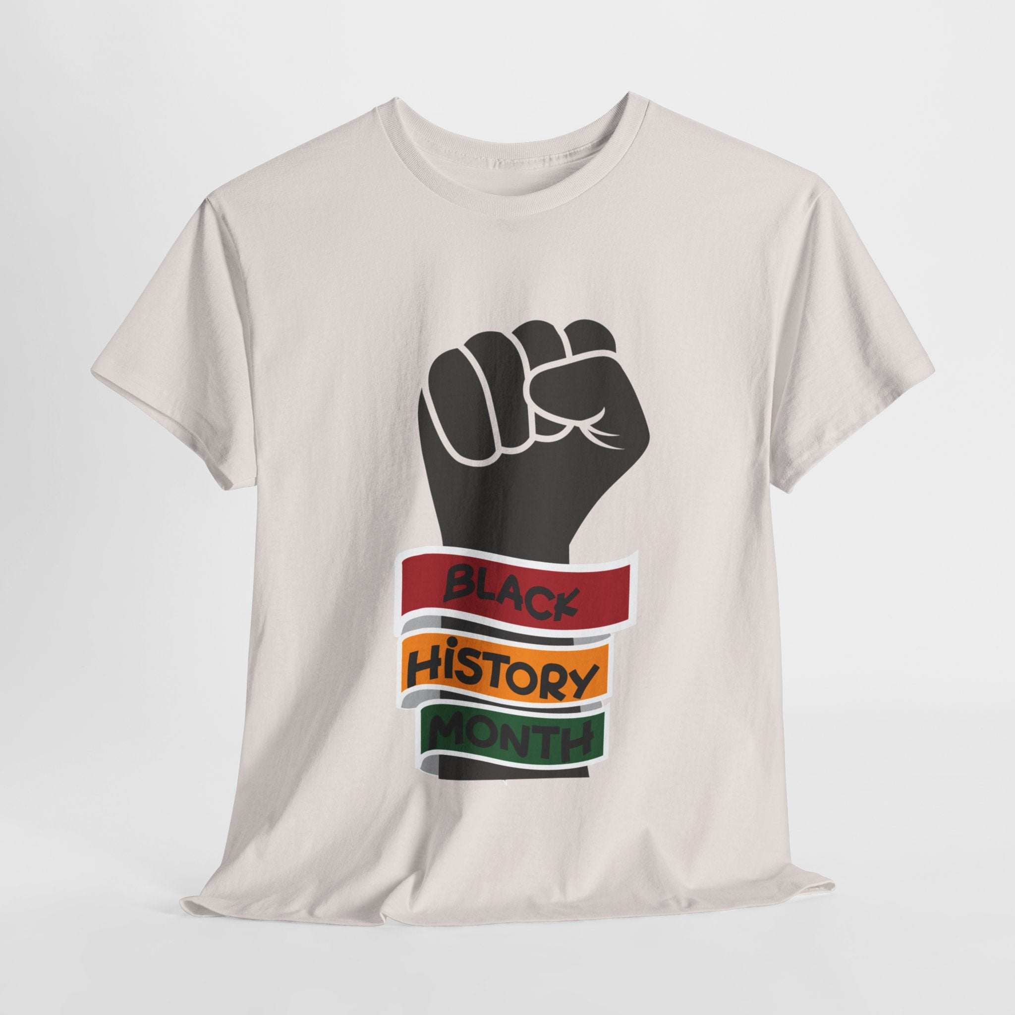 Black History Month Power T-Shirt-Afroadorn 