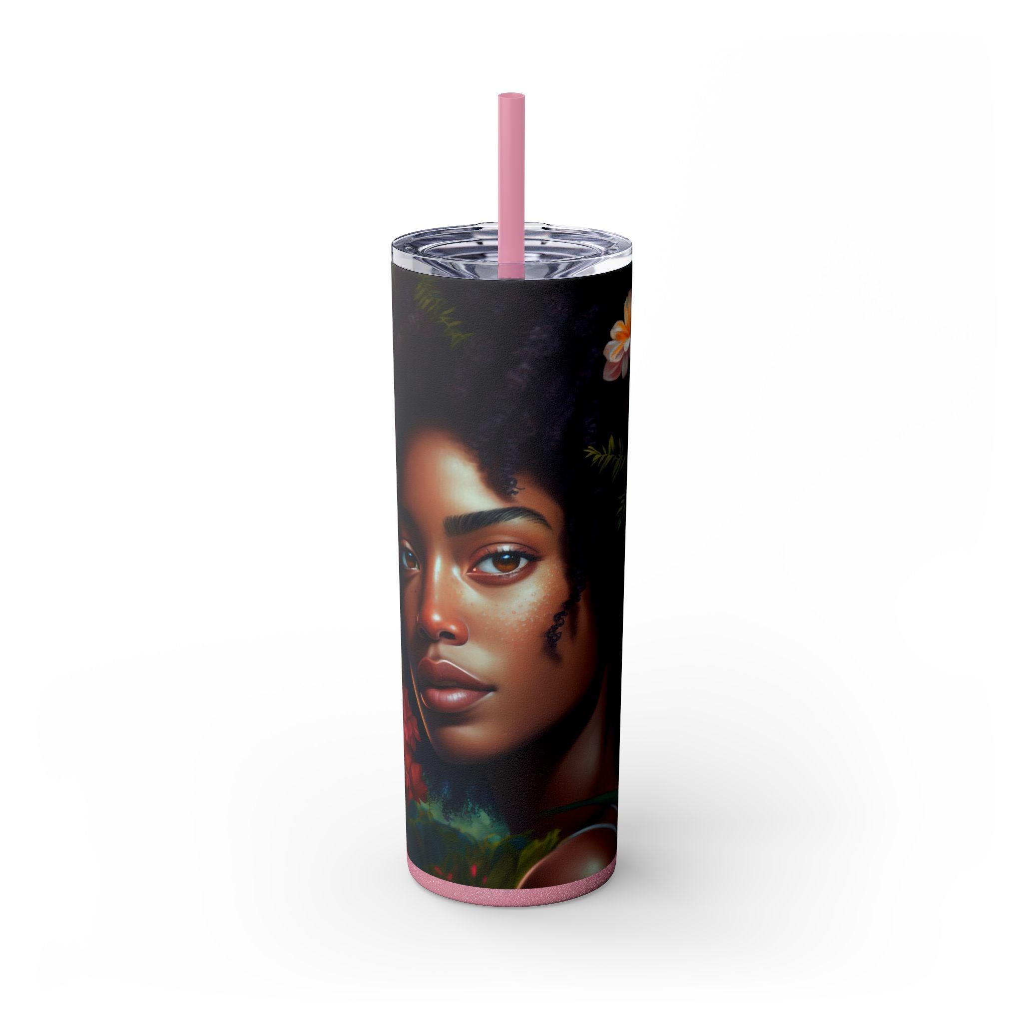 African Essence 20oz Skinny Tumbler-Afroadorn 