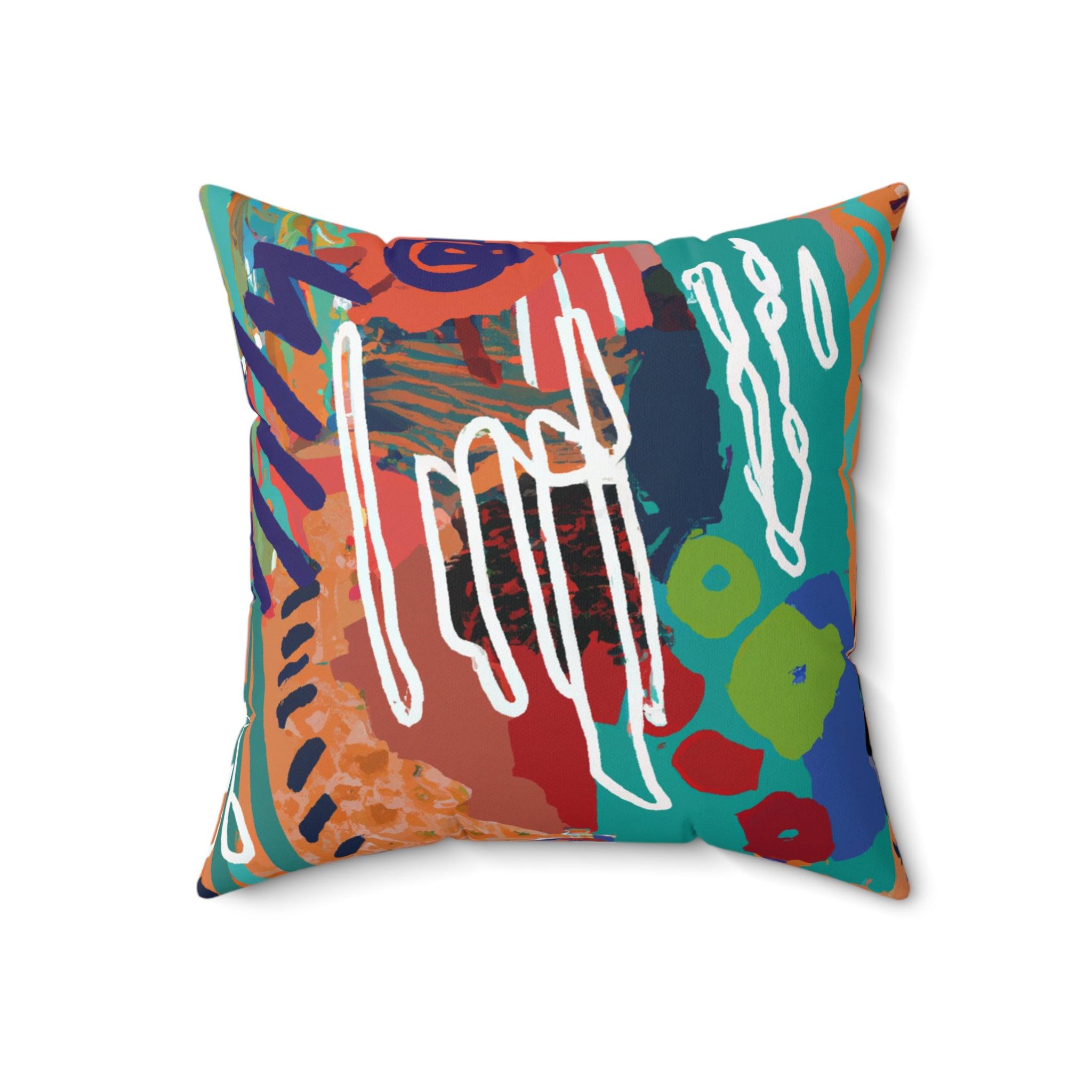 Vibrant African Culture Throw Pillow-Afroadorn 