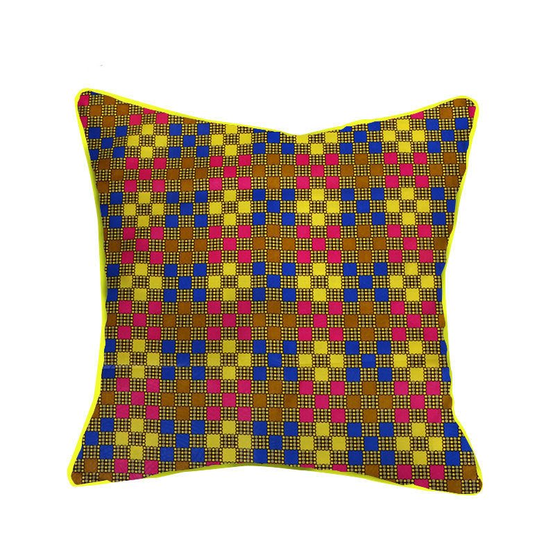 Vibrant Heritage Batik Pillow Case-Afroadorn 