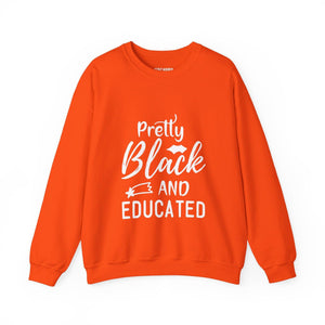 Empowered Educated Black Women Sweatshirt-Afroadorn 