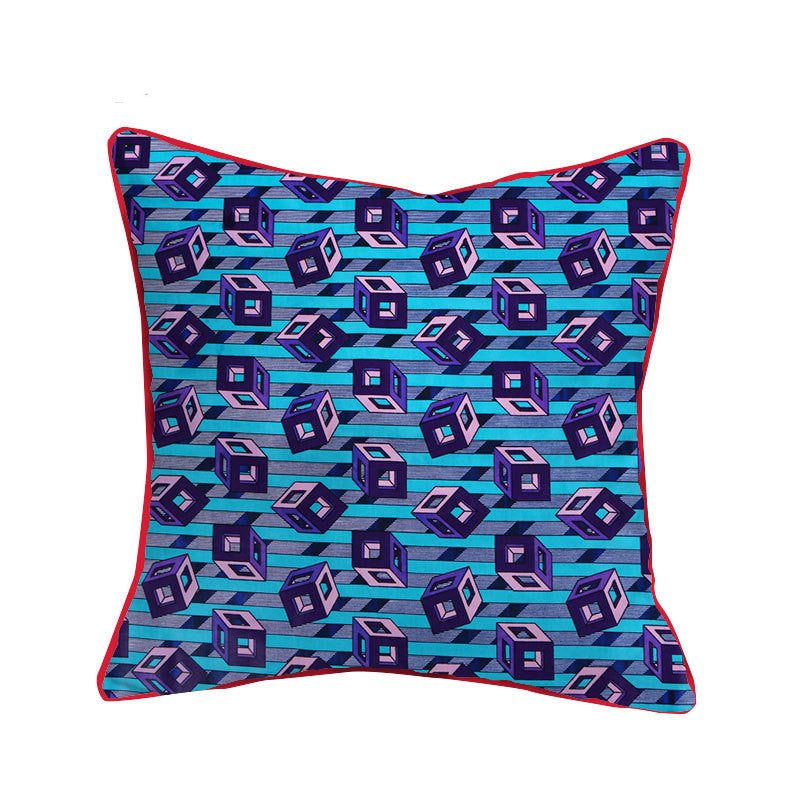 Vibrant Heritage Batik Pillow Case-Afroadorn 