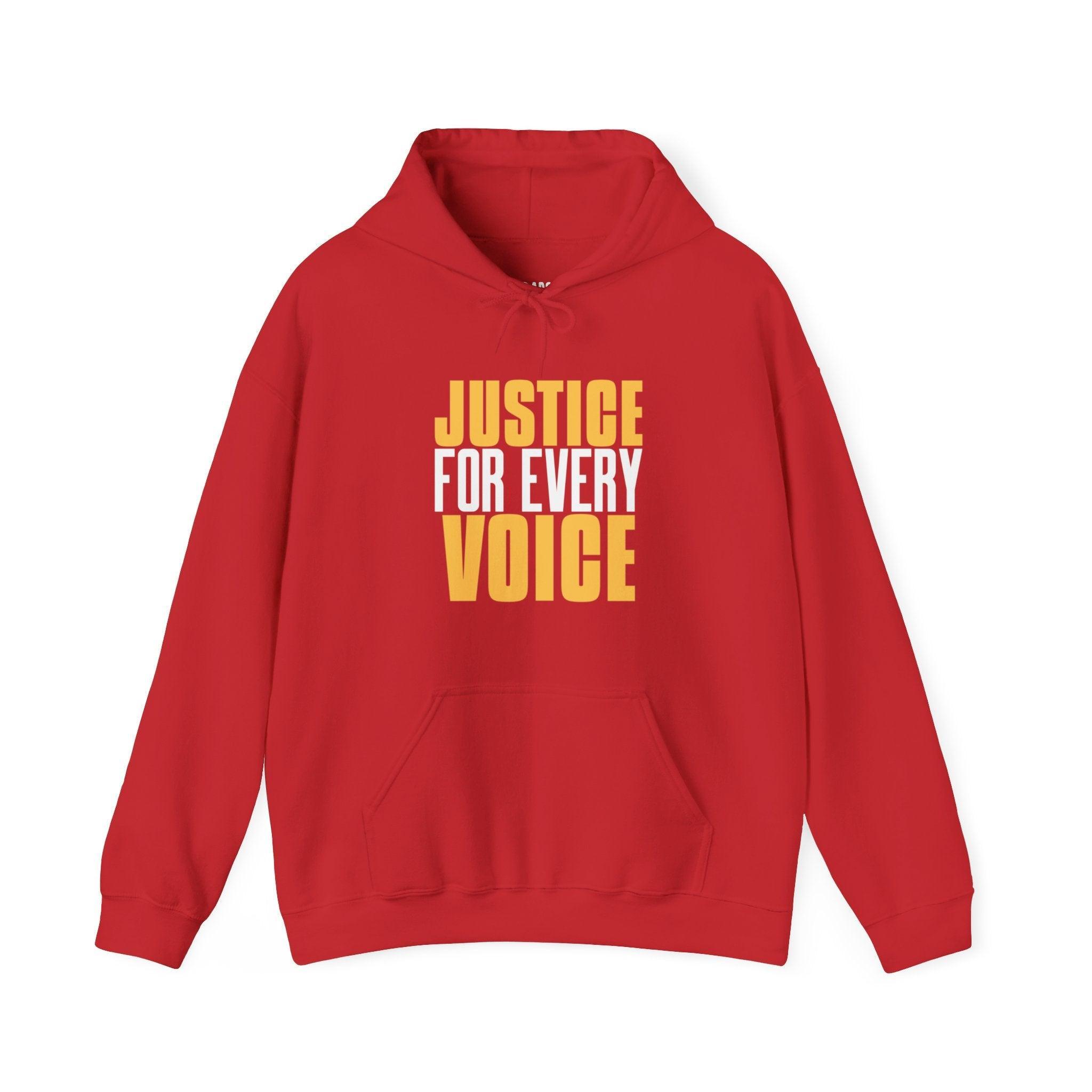 Justice Voices Equality Hoodie - Afroadorn 