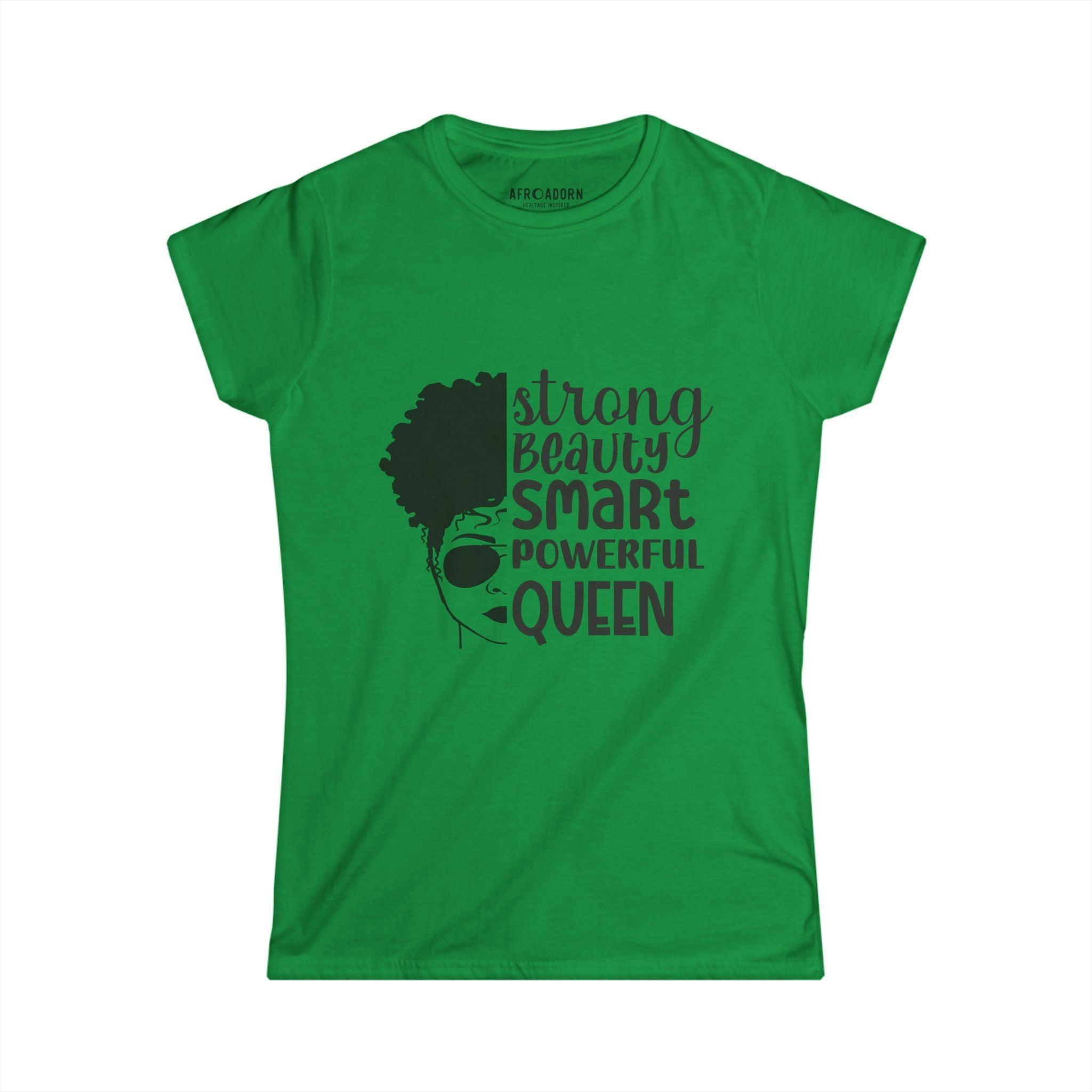 Strong Beauty Smart Powerful Queen Women's Shirt - Afroadorn 