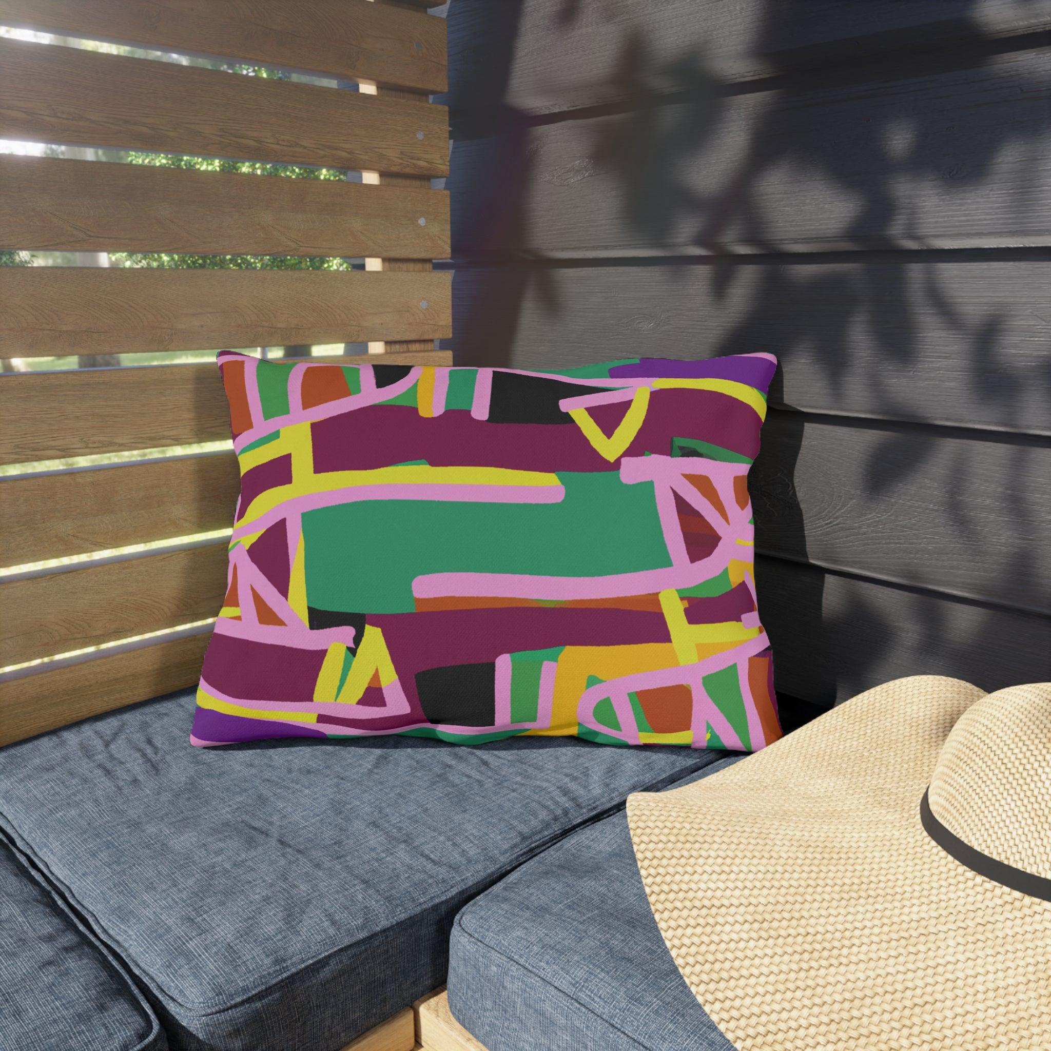 Kovango- African Inspired Outdoor Accent Pillow-Afroadorn 