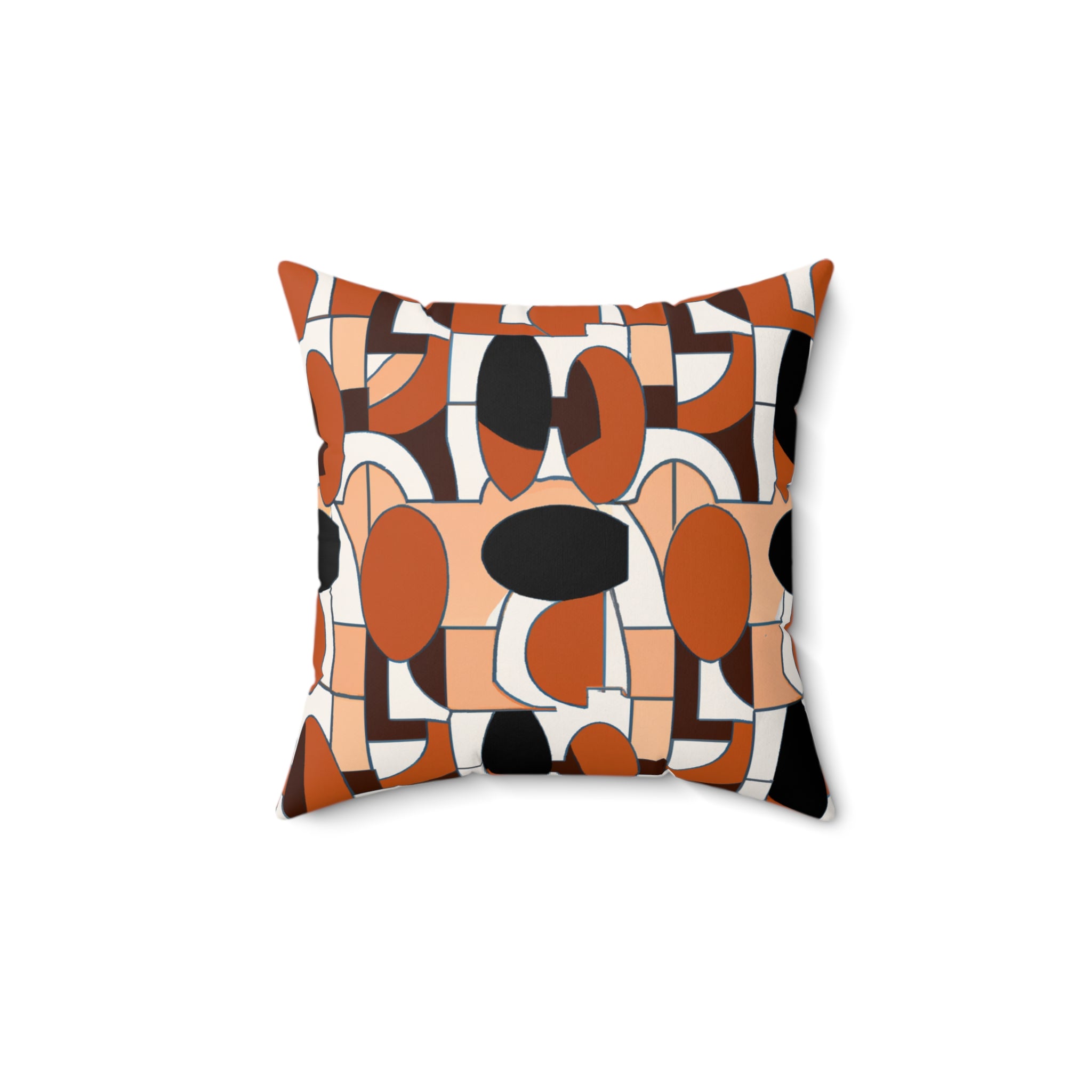 Earthy Tones Afro Heritage Throw Pillow-Afroadorn 