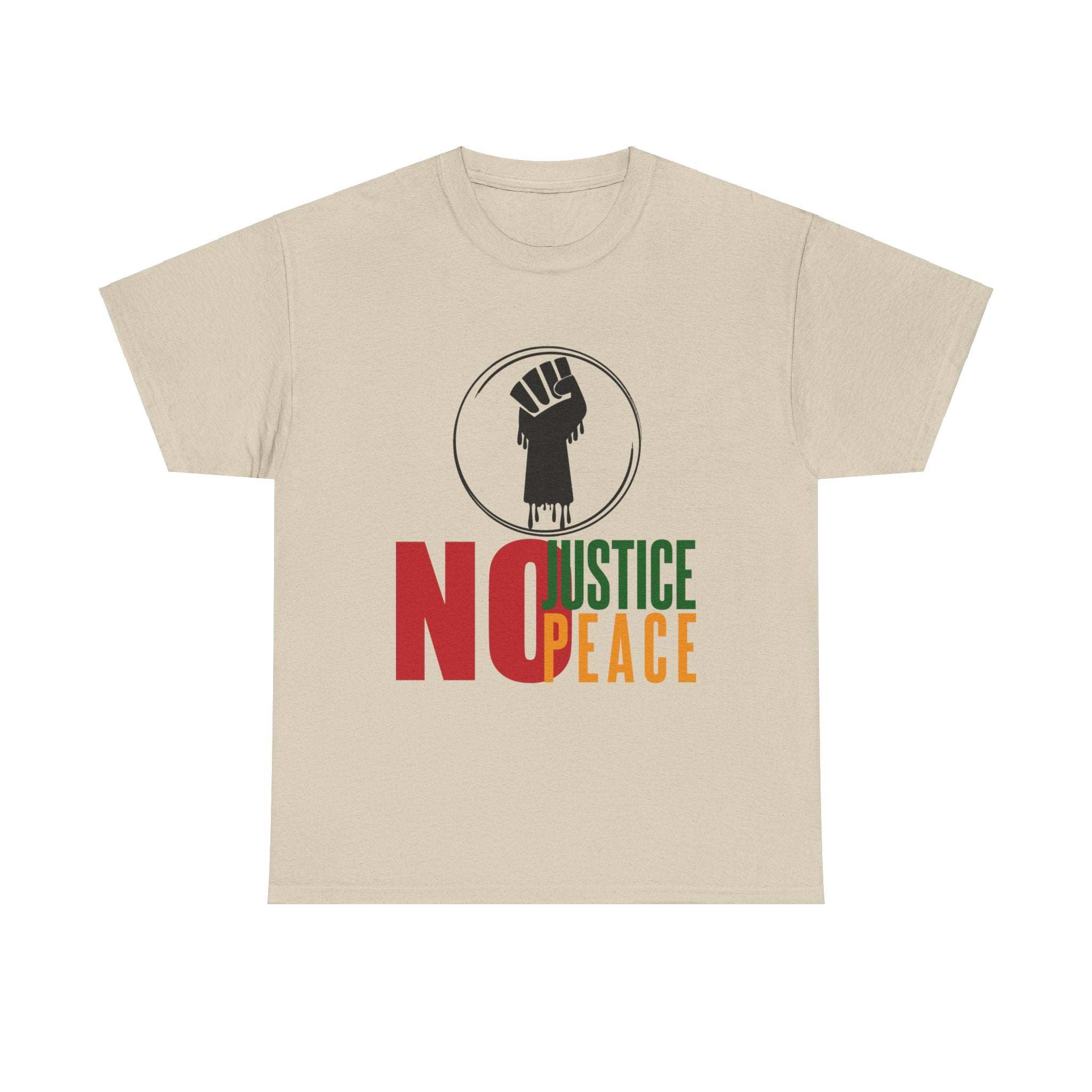 No Justice No Peace T-Shirt-Afroadorn 