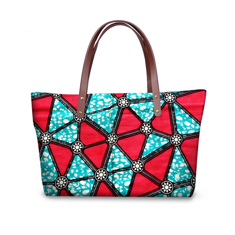 AfroBoho Vigilant Eye-Patterned Handbag-Afroadorn 