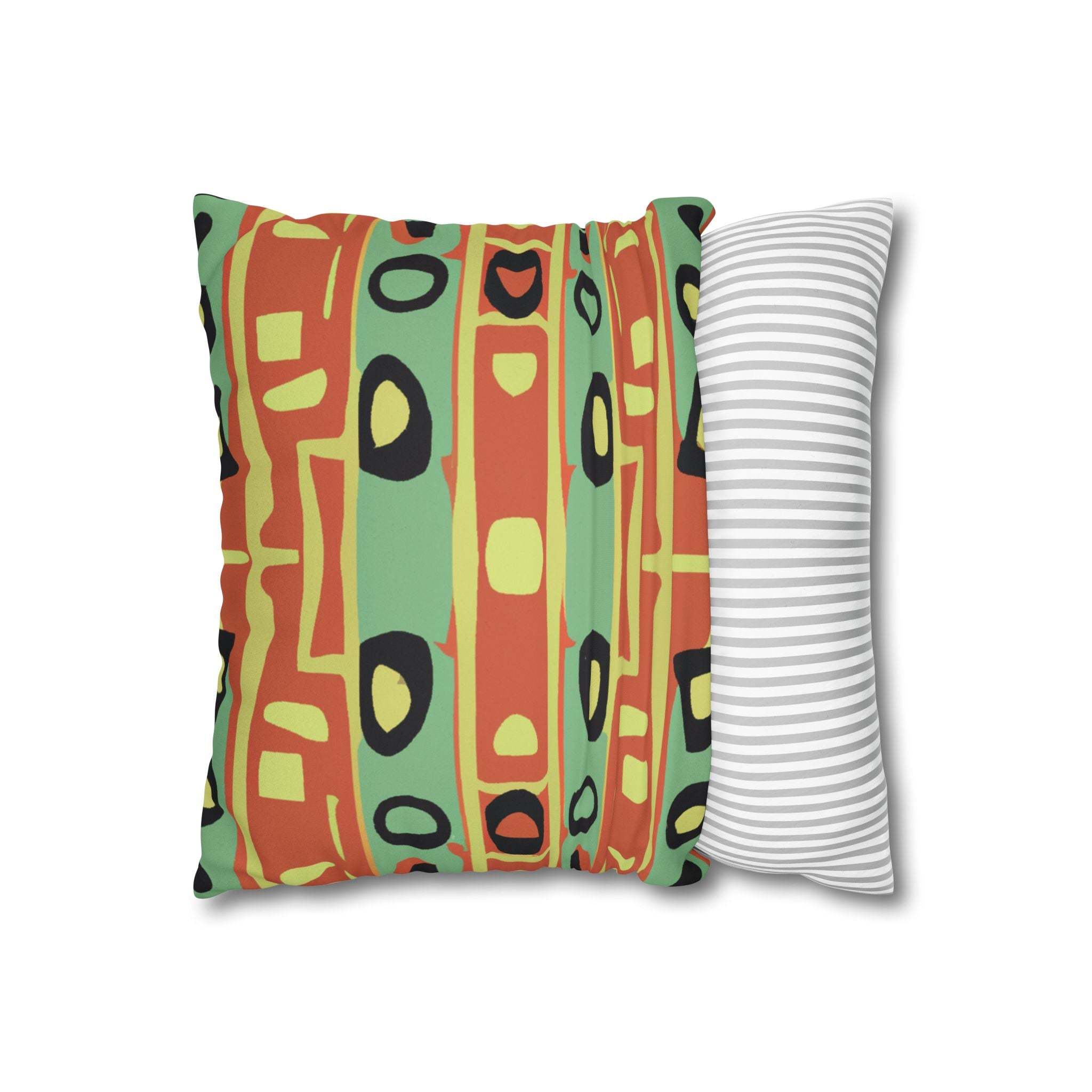 Earthy Harmony Pillow Case - African Inspired Design-Afroadorn 