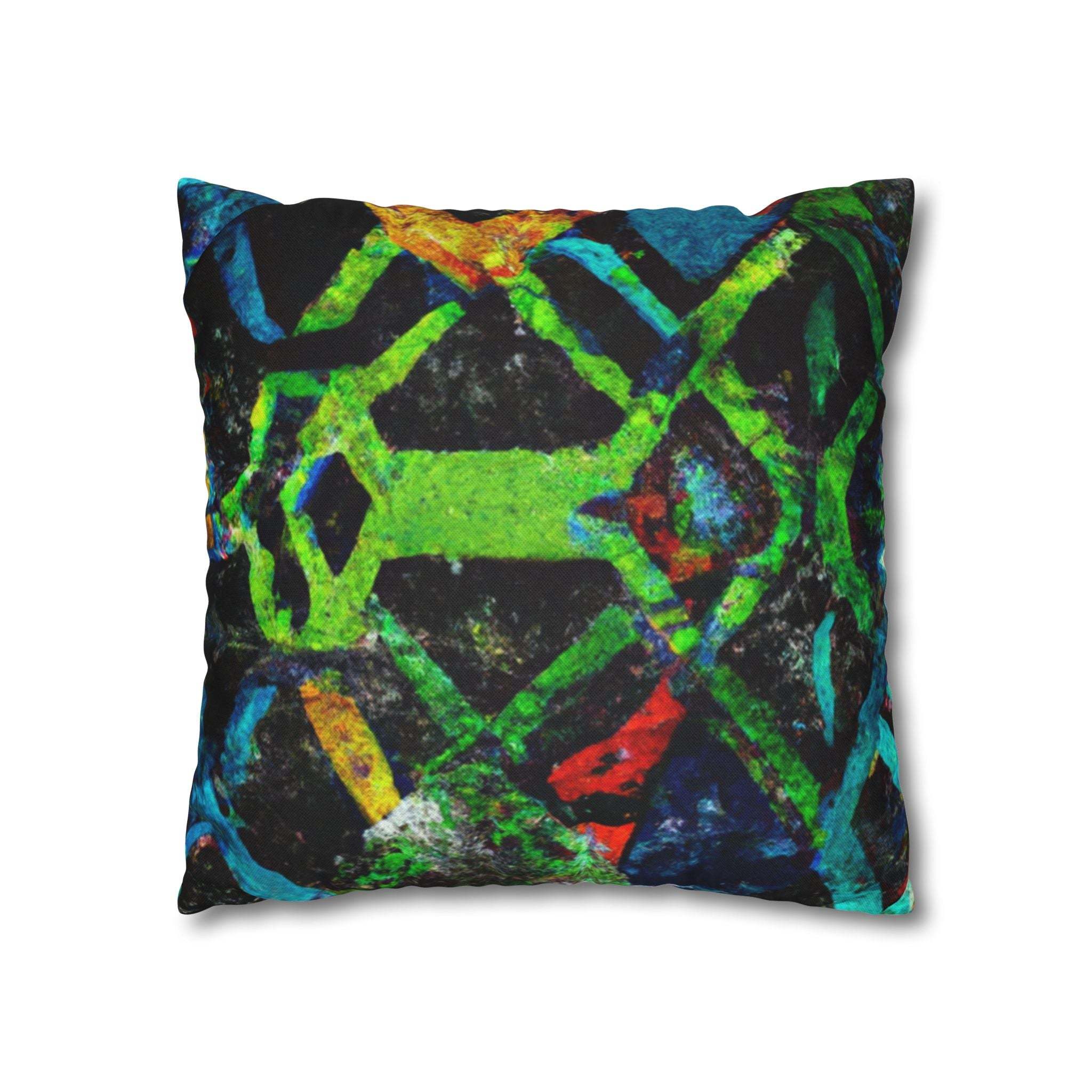 Vibrant Afrocentric Strength Pillow Case-Afroadorn 