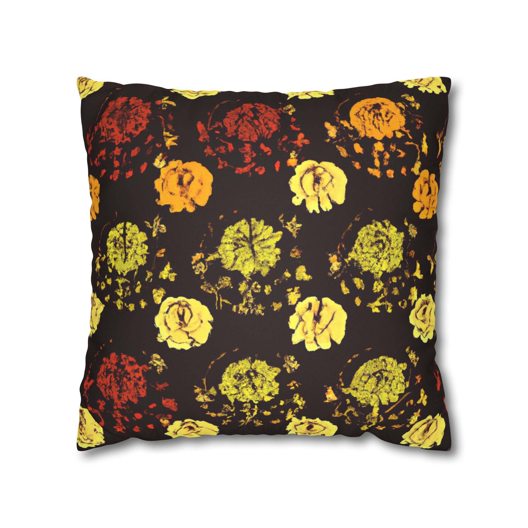 Vibrant Visions: Premium Suede Tribal Print Pillow Case-Afroadorn 