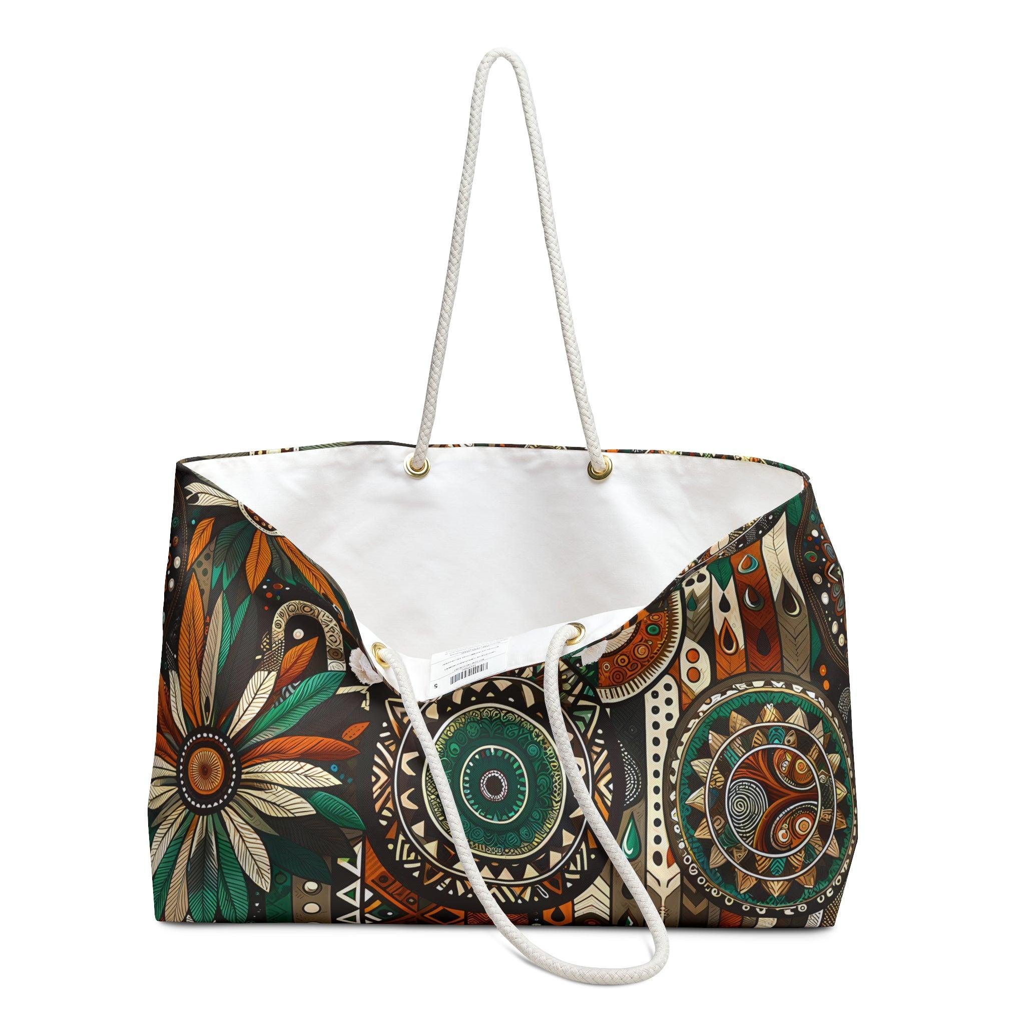 Retro Weekender Travel Tote Bag - 24 × 13-Afroadorn 