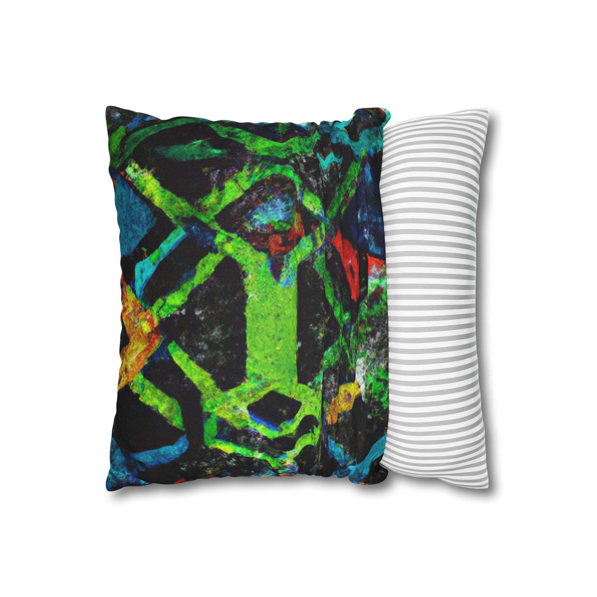 Vibrant Afrocentric Strength Pillow Case-Afroadorn 