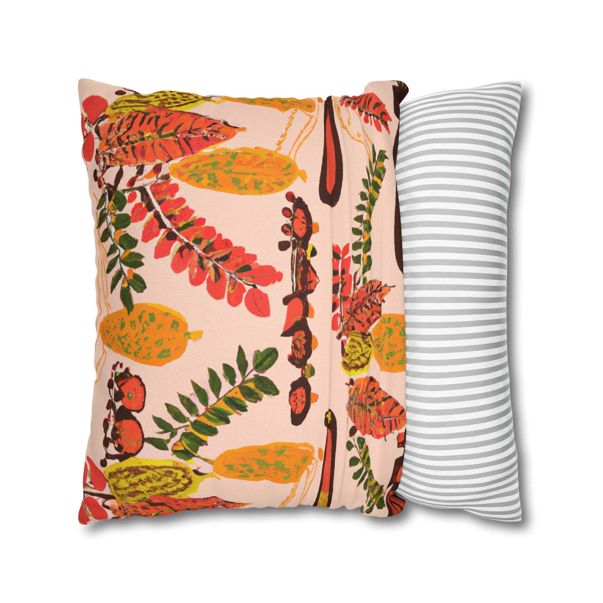 AfroVibrance Botanical Pillow Case-Afroadorn 