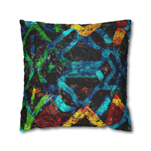 Vibrant Afrocentric Strength Pillow Case-Afroadorn 