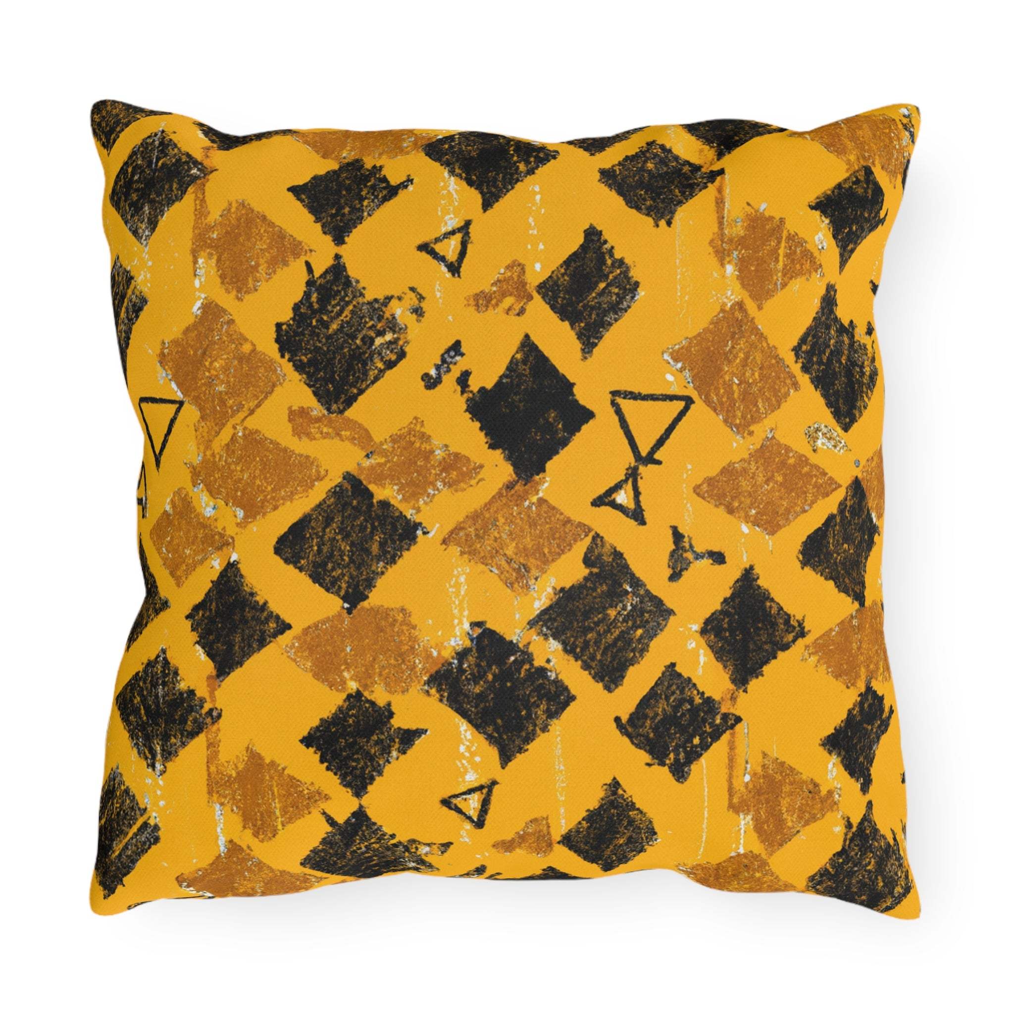 AfroLux Unity Outdoor Pillow - Vibrant African Heritage-Afroadorn 