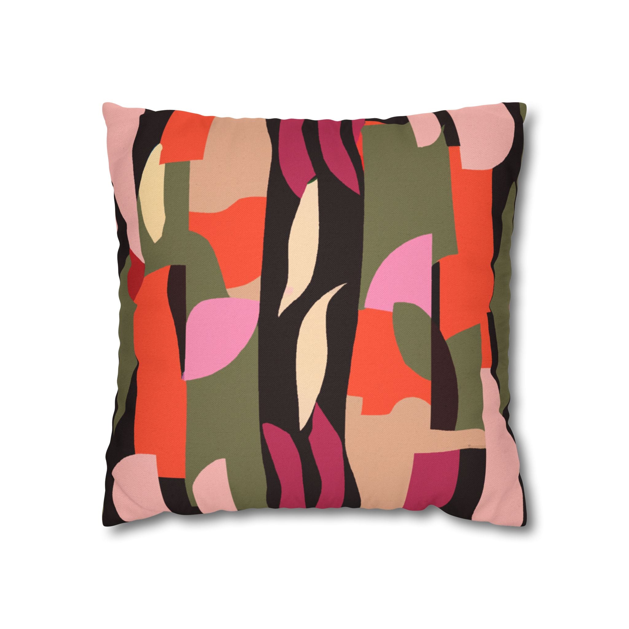 Vibrant Safari Roots Pillow Case-Afroadorn 