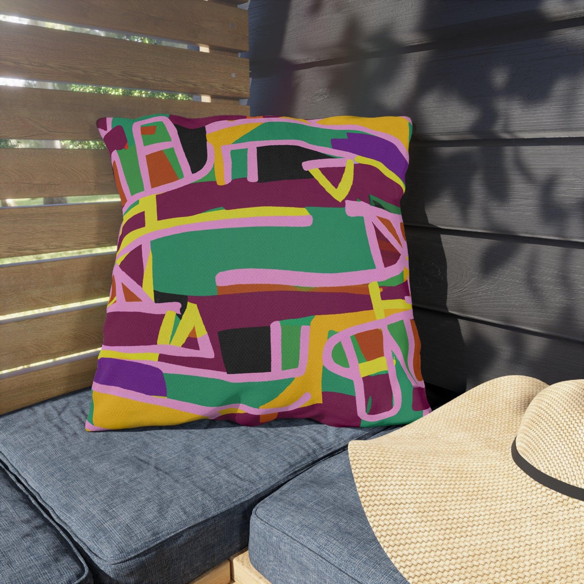 Kovango- African Inspired Outdoor Accent Pillow-Afroadorn 