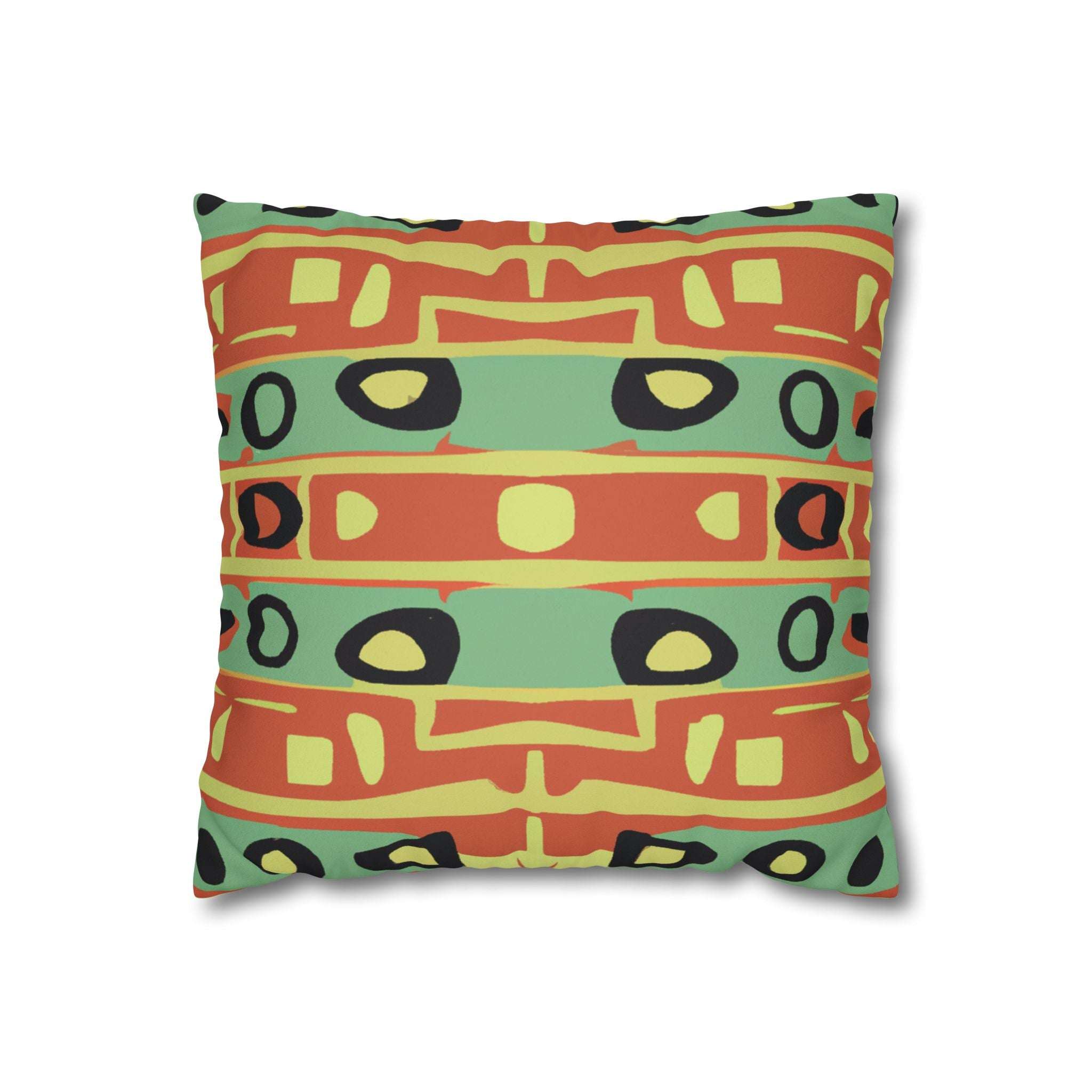 Earthy Harmony Pillow Case - African Inspired Design-Afroadorn 