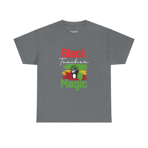 Black Teacher Magic T-Shirt-Afroadorn 